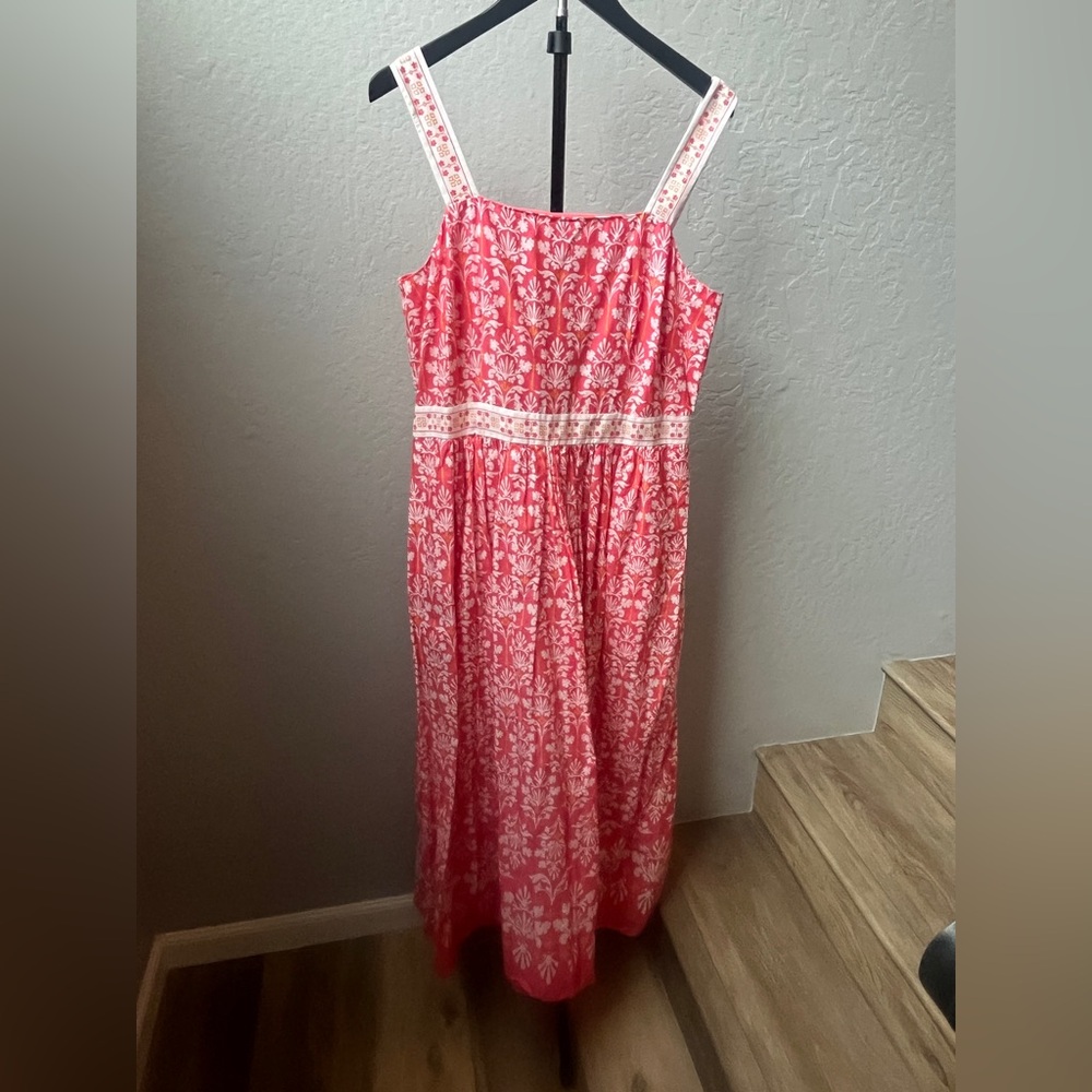 Talbots Bold Pink dress with pockets!